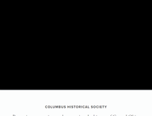 Tablet Screenshot of columbushistory.org